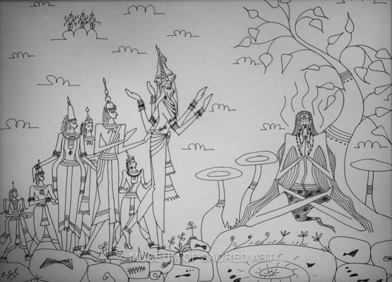 Lord Brahma And Demigods Visits