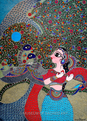 Radha Steals Krishna's Flute