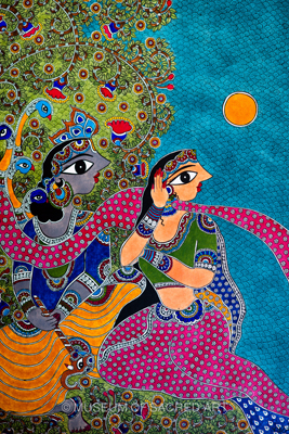 Radha with Krishna