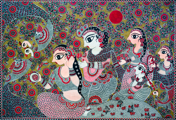Radha-krishna And The Gopis