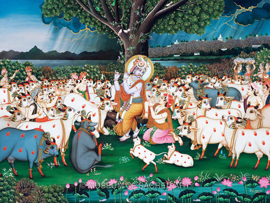 Cowherd Boy Entreats Krishna