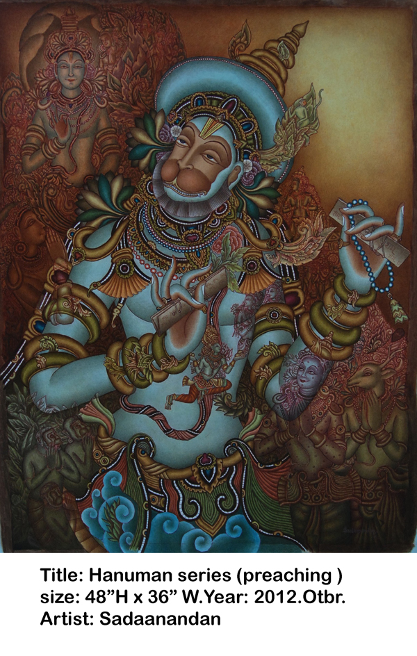 Hanuman Preaching