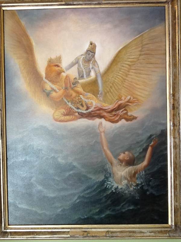 Krishna Rescues A Devotee From Drowning