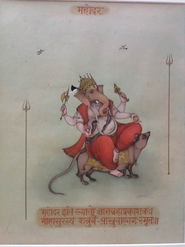 Ganesh On Brown Rat