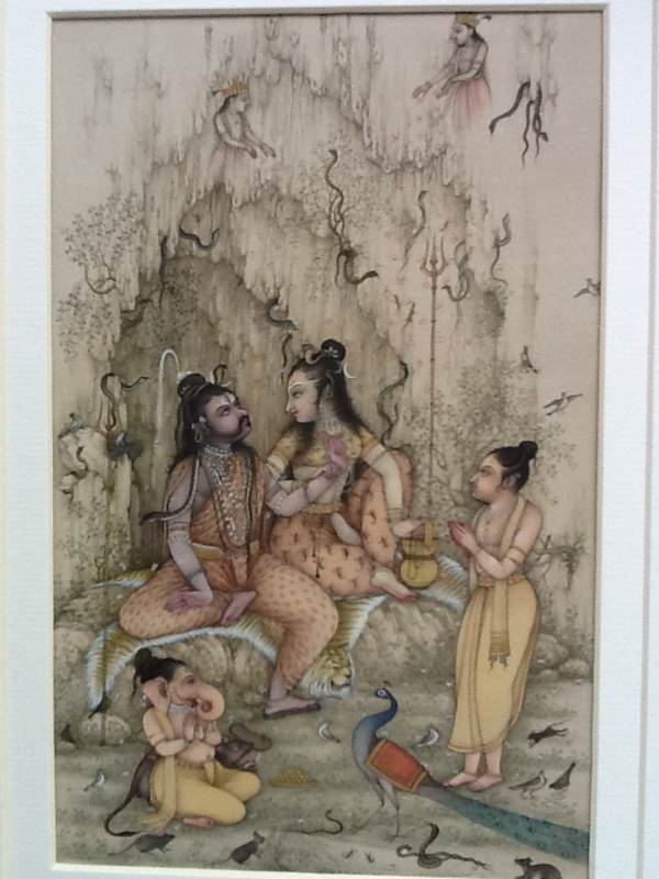 Lord Shiva And Parvati