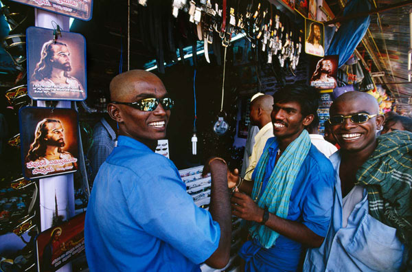 Bazaar near Velanganni Church in Tamilnadu