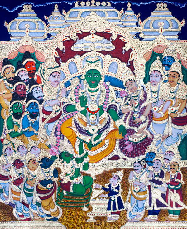 Coronation of Sri Rama and Sita