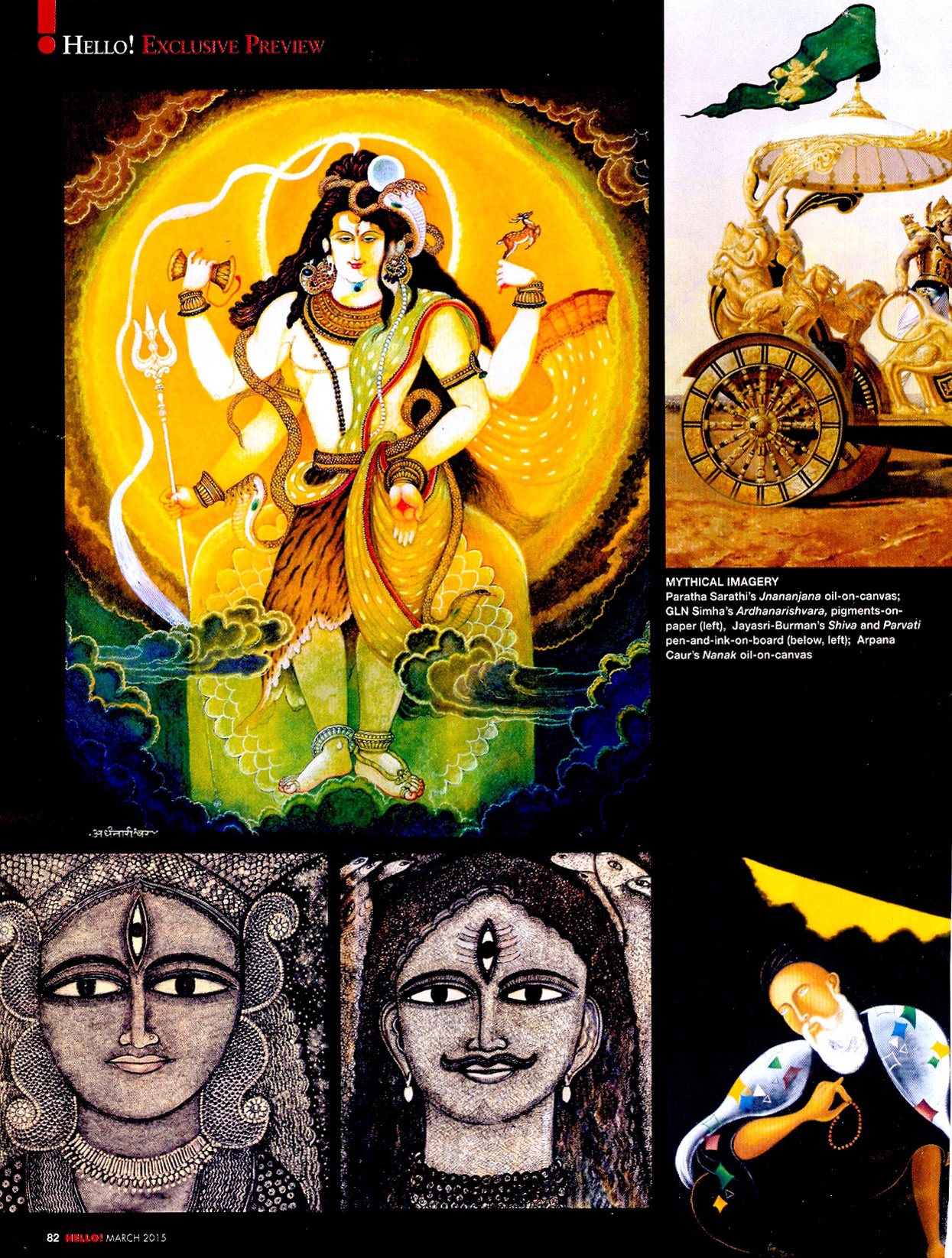 Hello India (National Edition March 2015 Issue) - Sacred Expressions Pg-3
